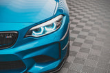 BMW BLACK FRONT BUMPER WINGS (CANARDS) BMW M2 F87 BM-2-87-M-CAN1