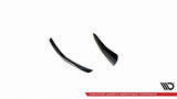 Maxton Design New BLACK Maxton Design Front Bumper Wings (Canards) Volkswagen Golf Mk8 GTi / R-Line VW-GO-8-GTI-CAN1