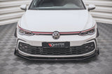 Maxton Design New BLACK Maxton Design Front Bumper Wings (Canards) Volkswagen Golf Mk8 GTi / R-Line VW-GO-8-GTI-CAN1