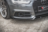 Maxton Design New Maxton Design Front Splitter Audi S6 / A6 S-Line C7 FL AU-S6-C7F-FFD1FP