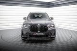 Maxton Design Gloss Black Maxton Design Front Splitter BMW X3 M-Pack G01 Facelift BM-X3-01F-MPACK-FD1G+FD1RG
