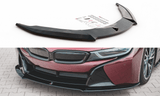 Maxton Design New GLOSS BLACK Maxton Design Front Splitter BMW I8 BM-I8-1-FD1G