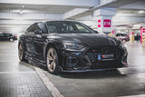 Maxton Design Maxton Design Front Splitter + Flaps V.1 Audi RS5 F5 Facelift