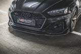 Maxton Design Maxton Design Front Splitter + Flaps V.1 Audi RS5 F5 Facelift