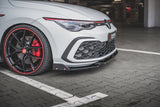 Maxton Design New Maxton Design Front Splitter + Flaps V.2 Volkswagen Golf Mk8 GTi / R-Line