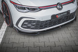 Maxton Design New Maxton Design Front Splitter + Flaps V.2 Volkswagen Golf Mk8 GTi / R-Line