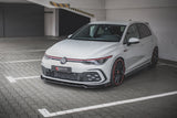 Maxton Design New Maxton Design Front Splitter + Flaps V.2 Volkswagen Golf Mk8 GTi / R-Line