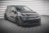 Maxton Design Maxton Design Front Splitter + Flaps V.2 - VW Golf R Mk8