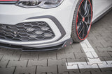 Maxton Design New Maxton Design Front Splitter + Flaps V.3 Volkswagen Golf Mk8 GTi / R-Line