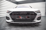 Maxton Design New Maxton Design Front Splitter V.1 Audi A7 C8