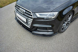 Maxton Design Front Splitter V.1 Audi S3 / A3 S-Line 8V FL