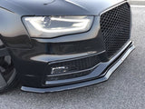 Maxton Design New Maxton Design Front Splitter V.1 Audi S4 / A4 S-Line B8 FL