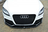 Maxton Design New Maxton Design Front Splitter V.1 Audi TT RS 8J
