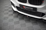 Maxton Design GLOSS BLACK Maxton Design Front Splitter V.1 - BMW / F48 / X1 / M-Pack BM-X1-48-MPACK-FD1G