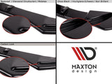 Maxton Design New TEXTURED BLACK Maxton Design Front Splitter V.1 Mercedes-AMG CLA 45 Aero C118 ME-CLA-118-45AMG-FD1T