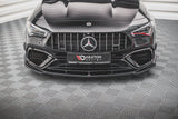 Maxton Design New Maxton Design Front Splitter V.1 Mercedes-AMG CLA 45 Aero C118