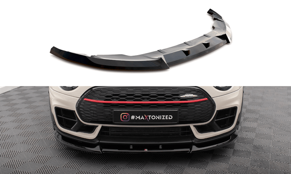 Maxton Design GLOSS BLACK Maxton Design Front Splitter V.1 - MINI Cooper Clubman John Cooper Works (F54 Facelift) MC-CM-2F-JCW-FD1G