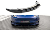 Maxton Design GLOSS BLACK Maxton Design Front Splitter V.1 - Tesla / Model Y TE-MODELY-1-FD1G