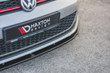 Maxton Design Gloss Black Front Splitter V1 - VW Mk7 GTI