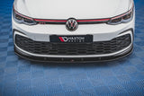 Maxton Design New Maxton Design Front Splitter V.1 Volkswagen Golf Mk8 GTi / R-Line