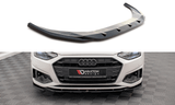 Maxton Design GLOSS BLACK Maxton Design Front Splitter V.2 Audi A4 B9 Facelift (Standard) AU-A4-B9F-FD2G