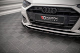 Maxton Design Maxton Design Front Splitter V.2 Audi A4 B9 Facelift (Standard)