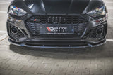 Maxton Design New Maxton Design Front Splitter V.2 Audi RS5 F5 Facelift