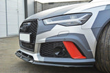 Maxton Design Maxton Design Front Splitter V.2 Audi RS6 C7 / C7 FL