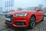 Maxton Design New Maxton Design Front Splitter V.2 Audi S4 / A4 S-Line B9