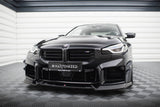 BMW GLOSS BLACK FRONT SPLITTER V.2 BMW M2 G87 BM-M2-G87-FD2G