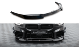 BMW GLOSS BLACK FRONT SPLITTER V.2 BMW M2 G87 BM-M2-G87-FD2G
