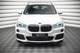 Maxton Design GLOSS BLACK Maxton Design Front Splitter V.2 - BMW / F48 / X1 / M-Pack BM-X1-48-MPACK-FD2G