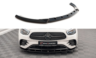 Maxton Design GLOSS BLACK Maxton Design Front Splitter V.2 - Mercedes Benz / E AMG Line / W213 Facelift ME-E-213F-AMGLINE-FD2G