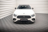 Maxton Design GLOSS BLACK Maxton Design Front Splitter V.2 - Mercedes Benz / E AMG Line / W213 Facelift ME-E-213F-AMGLINE-FD2G