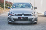 Maxton Design Maxton Design Gloss Black Front Splitter V2 | Volkswagen Mk7 GTI
