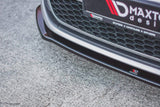Maxton Design Maxton Design Gloss Black Front Splitter V2 | Volkswagen Mk7 GTI