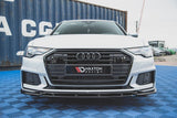 Maxton Design New Maxton Design Front Splitter V.3 Audi A6 S-Line / S6 C8