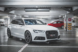 Maxton Design New Maxton Design Front Splitter V.4 Audi RS6 C7