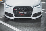 Maxton Design New Maxton Design Front Splitter V.4 Audi RS6 C7