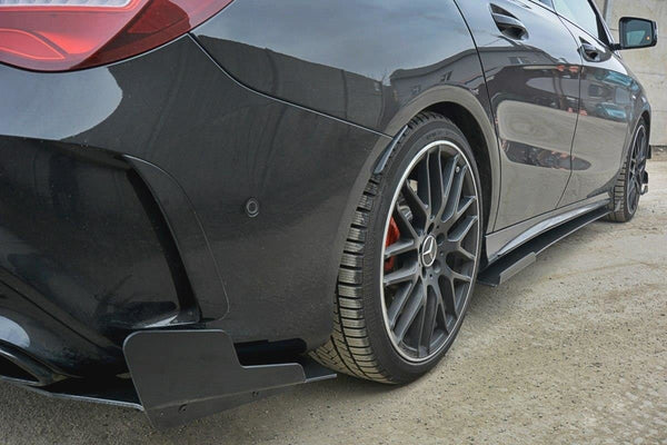 Maxton Design Racing Rear Side Splitters Mercedes CLA A45 AMG C117 Facelift | ME-CLA-117F-AMG-CNC-RSD1A