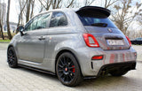 Maxton Design New Maxton Design Rear Side Splitters Fiat 500 Abarth Mk1 Facelift