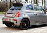 Maxton Design Maxton Design Rear Side Splitters Fiat 500 Abarth Mk1 Facelift