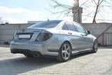 Maxton Design New Maxton Design Rear Side Splitters Mercedes C W204 63AMG/AMG-Line