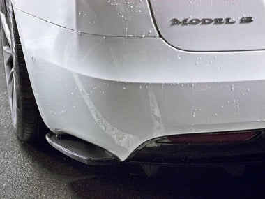 Maxton Design New GLOSS BLACK Maxton Design Rear Side Splitters Tesla Model S Facelift TE-MODELS-1F-RSD1G