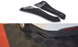 Maxton Design GLOSS BLACK Maxton Design Rear Side Splitters V.1 Tesla Model X TE-MODELX-RSD1G