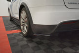 Maxton Design New Maxton Design Rear Side Splitters V.2 Tesla Model X