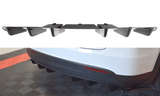 Maxton Design New GLOSS BLACK Maxton Design Rear Valance Tesla Model X TE-MODELX-RS2G