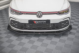 Maxton Design New Maxton Design Racing Durability Front Splitter + Flaps Volkswagen Golf Mk8 GTi / R-Line