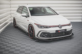 Maxton Design New Maxton Design Racing Durability Front Splitter + Flaps Volkswagen Golf Mk8 GTi / R-Line