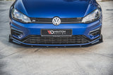 Maxton Design New Maxton Design Racing Durability Front Splitter V.2 VW Golf R Mk7 Facelift